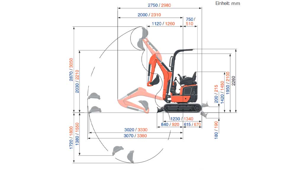 Kubota U-10 Bagger